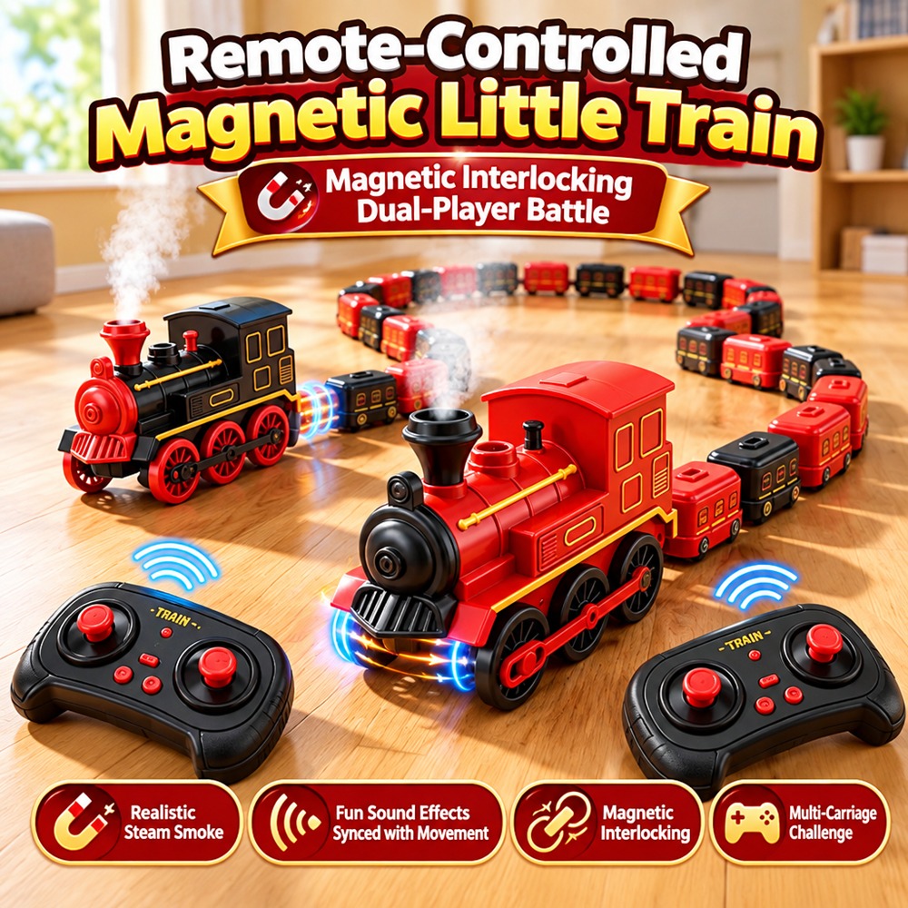 Remote Control Toys - Remote Control Magnetic Greedy Little Train