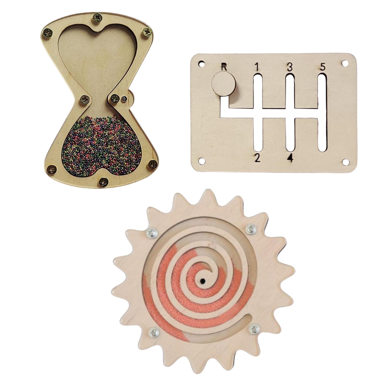 Montessori Busy Board Accessor - Montessori Wooden Busy Board Toddler ulasan dan harga