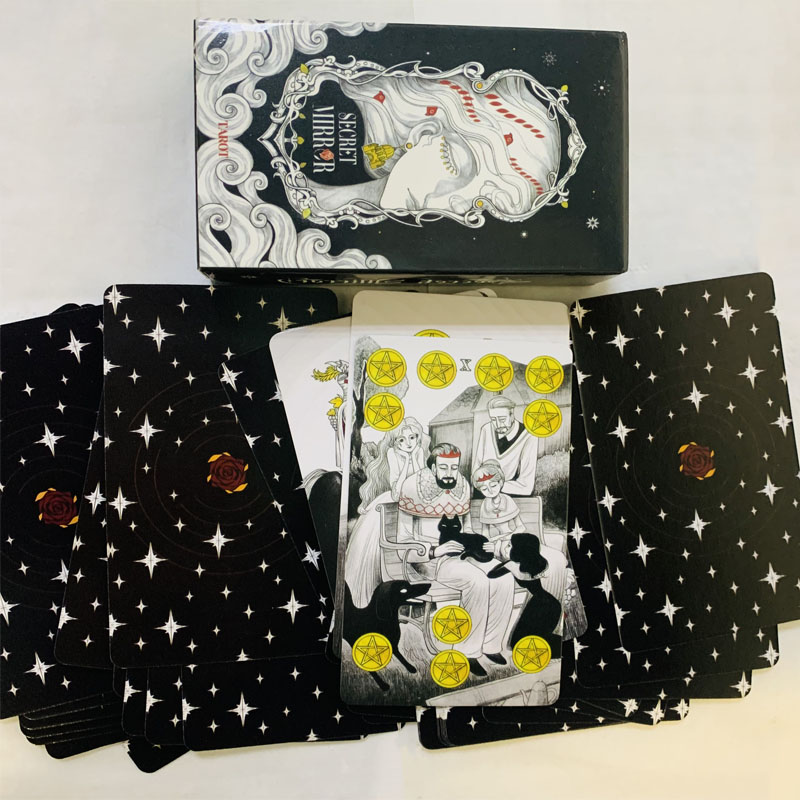 Secret Mirror Tarot cards 80 d - Tarot Cards Deck With Guidebook ulasan dan harga