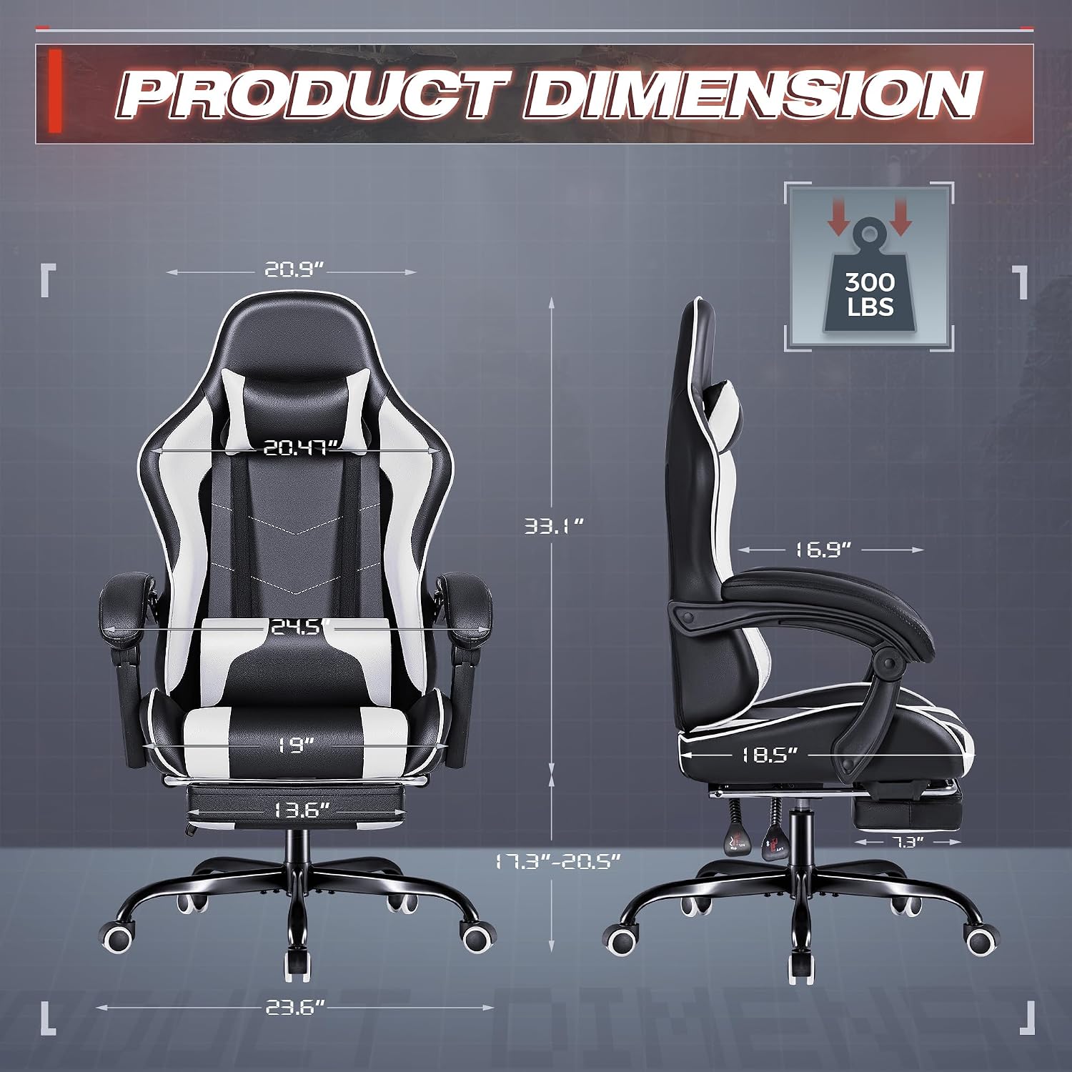 Furmax Gaming Chair, Video Gam - Video Games ulasan dan harga