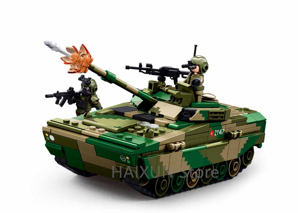 Sluban Building Boy ZBD-04AS A - Lego Compatible Military Tank ulasan dan harga