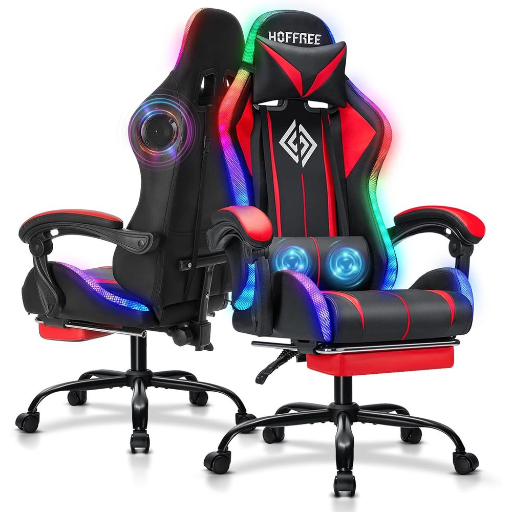 RGB Gaming Chair with Bluetoot - Video Games ulasan dan harga