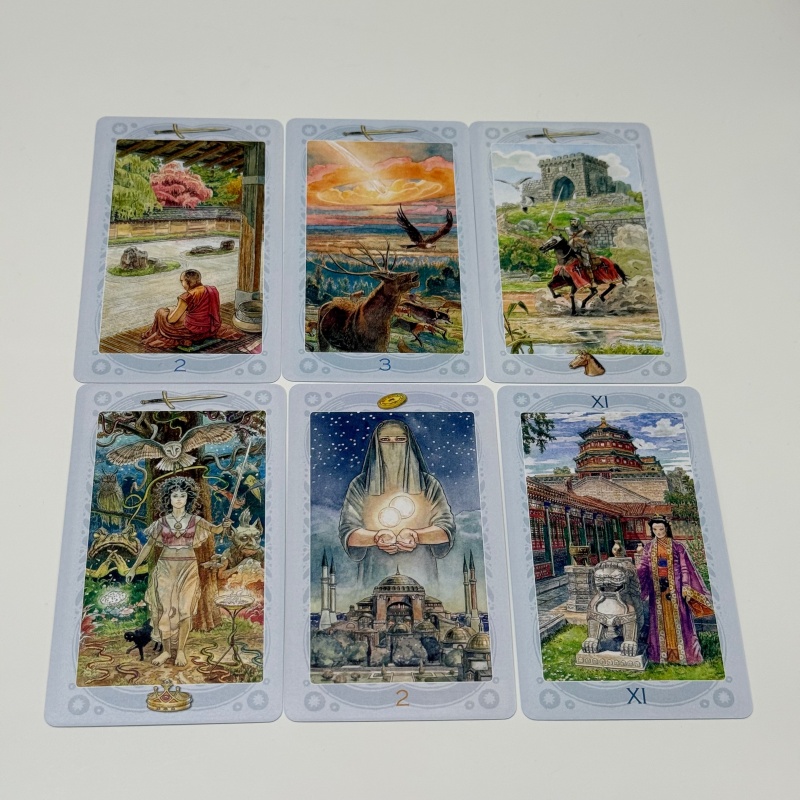 ТАРО СВЯЩЕННЫХ МЕСТ Russian Ve - Tarot Cards Deck With Guidebook ulasan dan harga