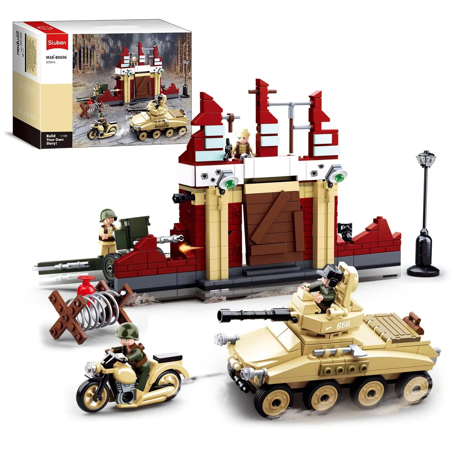 479PCS Military Tank Fortress  - Lego Compatible Military Tank ulasan dan harga