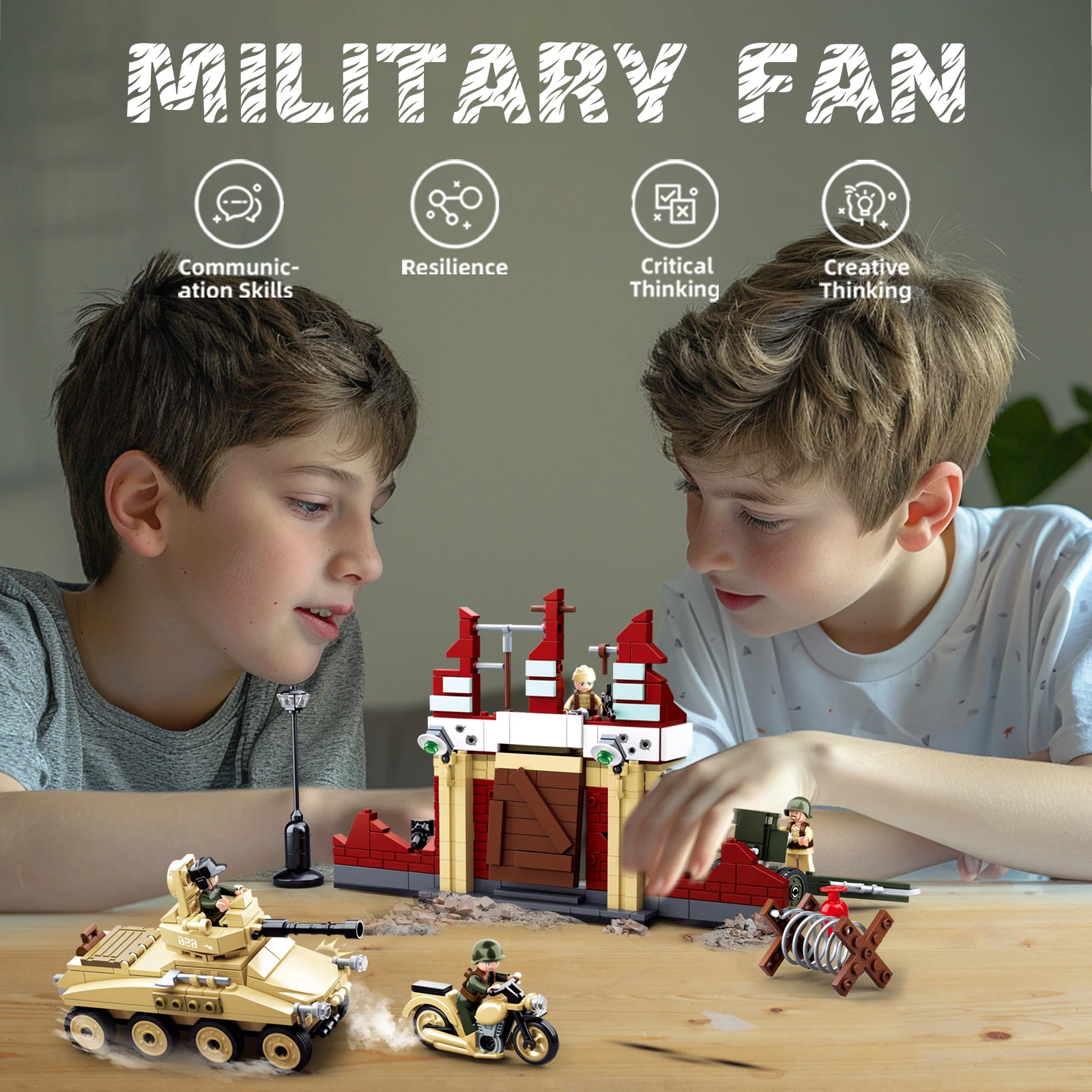 479PCS Military Tank Fortress  - Lego Compatible Military Tank ulasan dan harga
