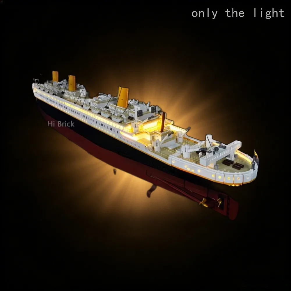 LED lighting kit for Titanic s - Building Blocks ulasan dan harga