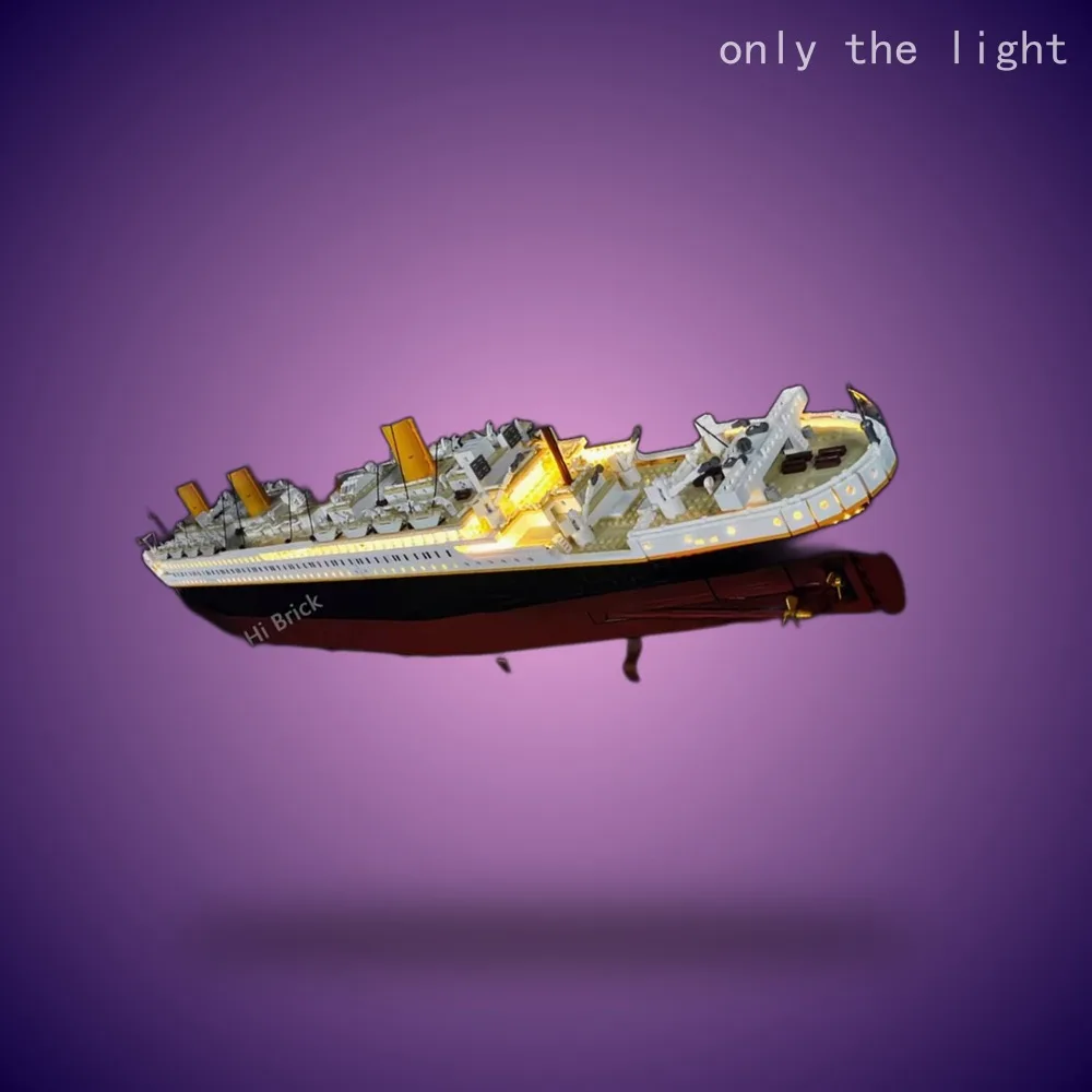 LED lighting kit for Titanic s - Building Blocks ulasan dan harga