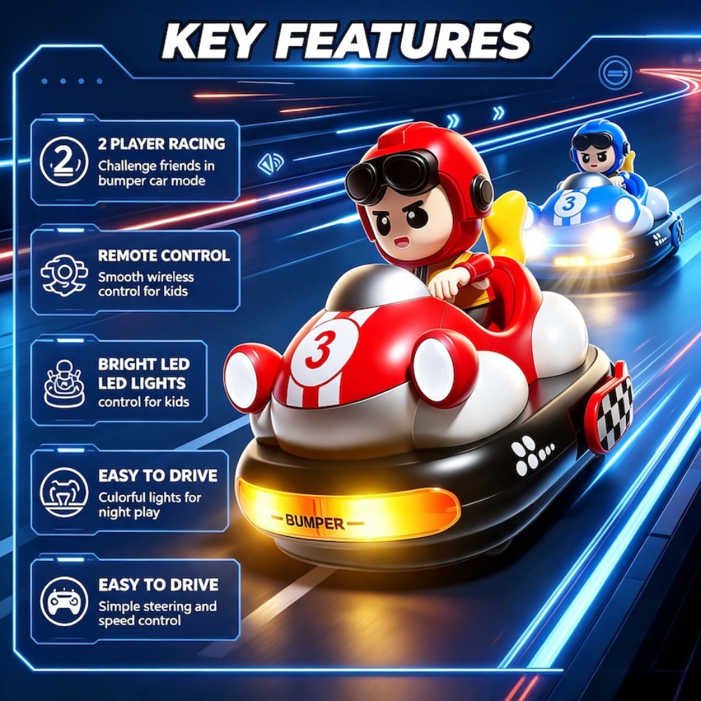 Two-Player Battle Cartoon Remo - Remote Control Toys ulasan dan harga
